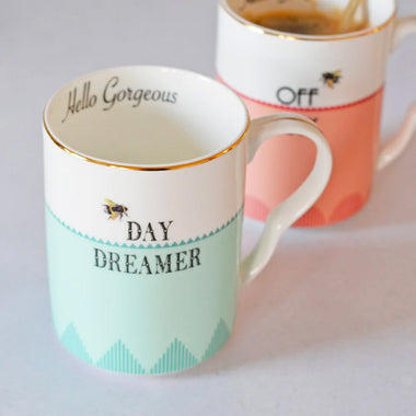 Yvonne Ellen Day Dreamer/Off Duty Set of 2 Mugs